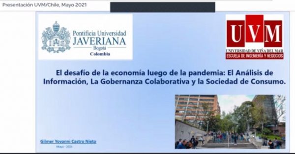 Escuela de Ingeniería y Negocios UVM inauguró año con conferencia sobre la economía y la pandemia