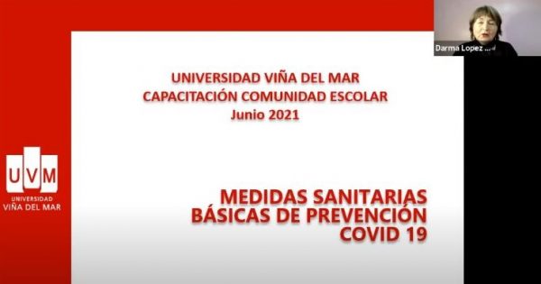 Escuela Ciencias de la Salud UVM realizó webinar sobre prevención Covid para apoderados de escolares