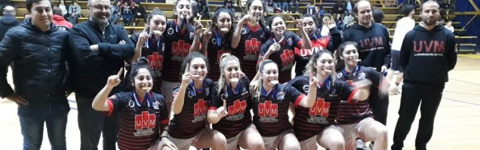 La selección femenina de Básquetbol UVM se consagró campeón en su categoría