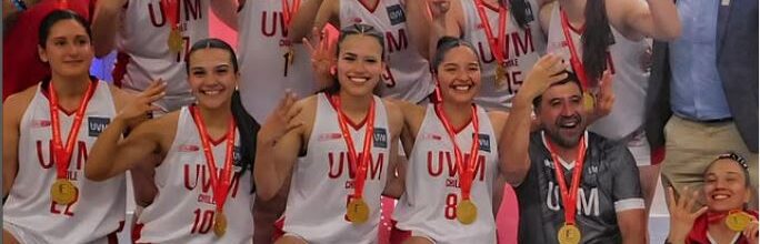Equipo de Básquetbol Femenino UVM obtuvo el Tetracampeonato Nacional