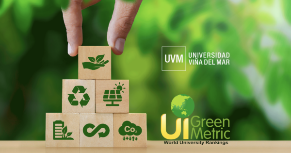 UVM ocupa el 3er lugar como institución académica en Chile según Ranking GreenMetric sobre compromiso medioambiental