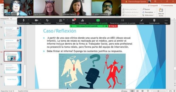 Trabajo Social UVM desarrolló charla titulada «La Ética y el Trabajo Social Familiar»