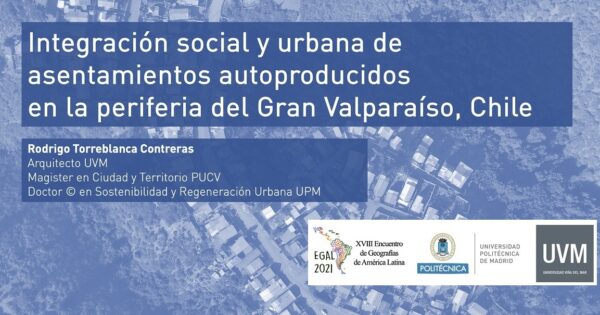 Jefe de carrera de Arquitectura presentó ponencia en destacado Congreso EGAL 2021