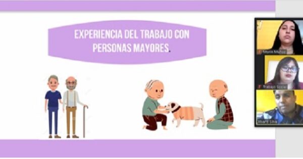 Carrera de Trabajo Social realiza conversatorio sobre «Adultez Positiva…Un acercamiento al envejecer activo»