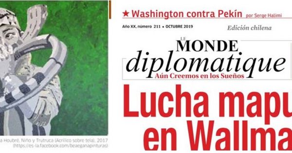Pintura de académica de Cine UVM es publicada en portada en “Le Monde Diplomatique”