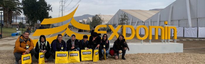 Carreras de Ingeniería Civil en Minas e Ingeniería en Construcción visitan Expomin 2023