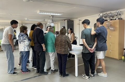 Asignatura de Voluntariado e Inclusión Social UVM concluyó con actividad intergeneracional junto a personas mayores