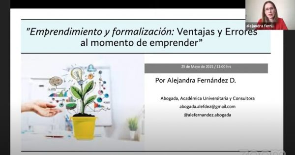 Feria Laboral Virtual Red Alumni 2021 realizó charla sobre emprendimiento