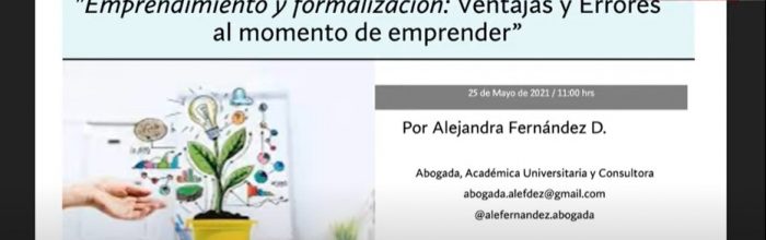 Feria Laboral Virtual Red Alumni 2021 realizó charla sobre emprendimiento