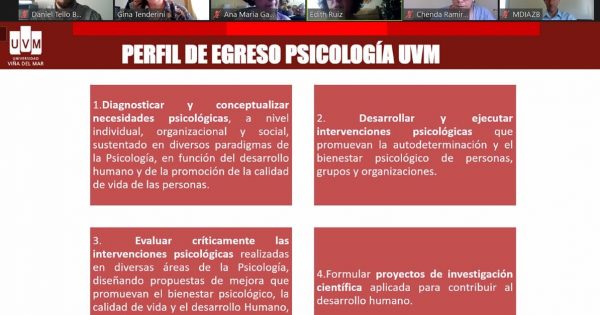 Psicología realizó Focus Group virtual con empleadores de la carrera