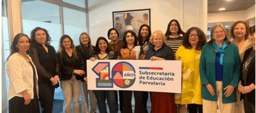 Educación Parvularia UVM participó en encuentro nacional de REDNAPEP junto a la Subsecretaría de Educación Parvularia