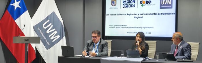 En UVM sesionó la Comisión de Descentralización y Regionalización del Gobierno Regional