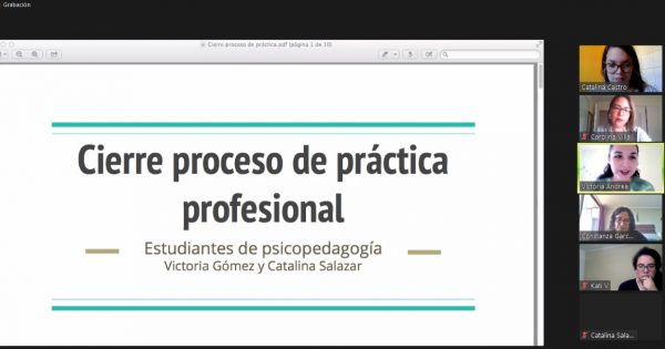 Con éxito culmina proceso de práctica de Psicopedagogía diurno