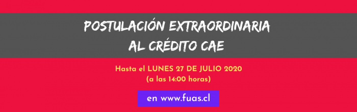 Proceso excepcional de postulación al CAE