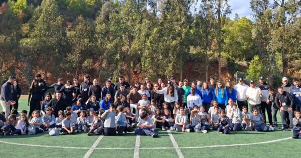 Pedagogía en Educación Física UVM organizó feria de habilidades motrices junto a Colegio Teodoro Lowey