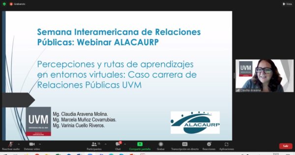 Jefa de carrera de RRPP participa en la Semana Interamericana de Relaciones Públicas