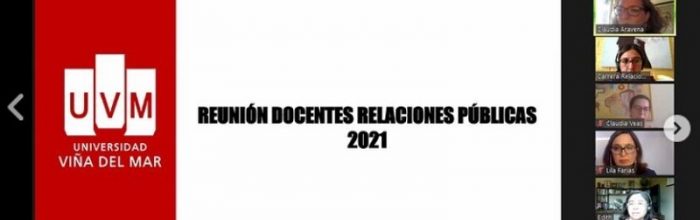 Docentes de Relaciones Públicas UVM se reúnen para iniciar período lectivo