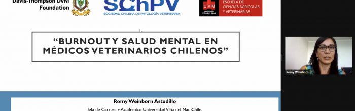 Jefa de carrera de Medicina Veterinaria expone sobre los peligros del Síndrome de Burnout en la profesión