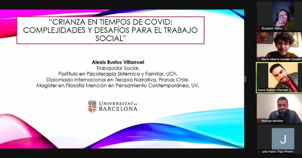 UVM realizó conversatorio sobre trabajo terapéutico con adultos en contextos actuales