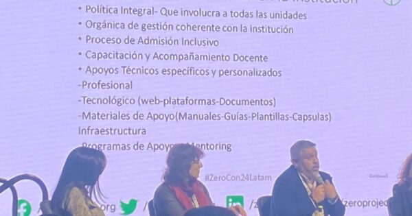 Académicas de Formación Transversal participaron en encuentro sobre educación sin barrera