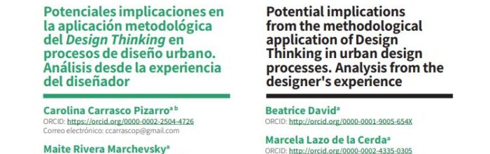 Carrera de Arquitectura publicó artículo en Revista de Urbanismo de la Universidad de Chile
