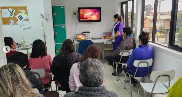 Estudiante de Pedagogía en Educación Diferencial realizó Taller Salud e Higiene personal, Salud Oral