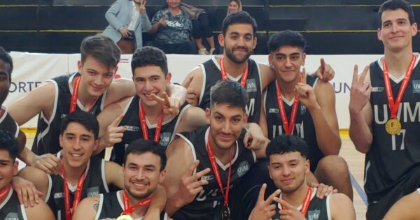 Nuevamente el seleccionado de básquetbol varones UVM se corona campeón universitario
