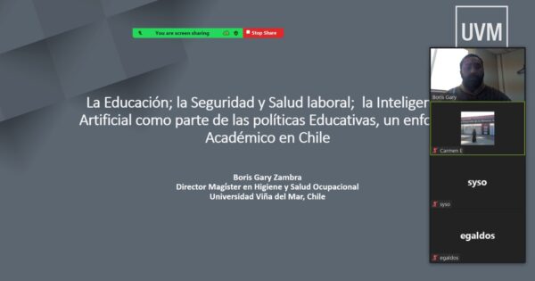 Director de Magíster en Higiene y Salud Ocupacional UVM participó en importante actividad internacional