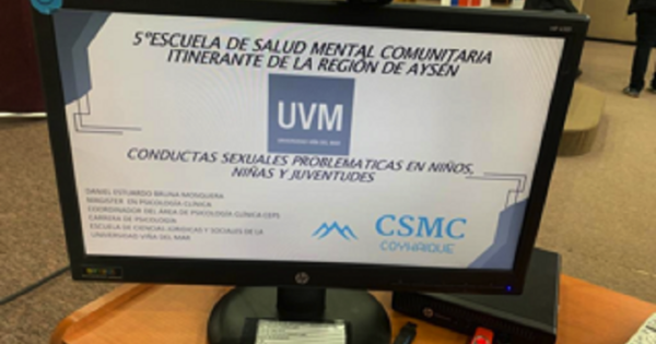 Académico de Psicología participó en la 5º Escuela de Salud Mental Comunitaria itinerante de la Región de Aysén