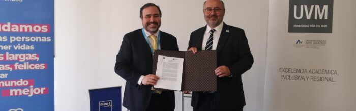 Universidad Viña del Mar firmó convenio docente asistencial con Clínica Bupa Reñaca