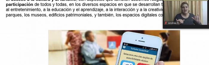 CON TEMA DE ACCESIBILIDAD DIGITAL SE DIO INICIO AL CICLO DE CHARLA DE LA MESA REGIONAL DE TURISMO ACCESIBLE