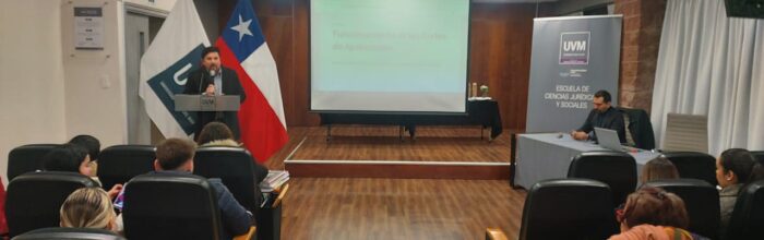 Carrera de Derecho vespertino UVM realizó charla “Funcionamiento de las Cortes de Apelaciones”