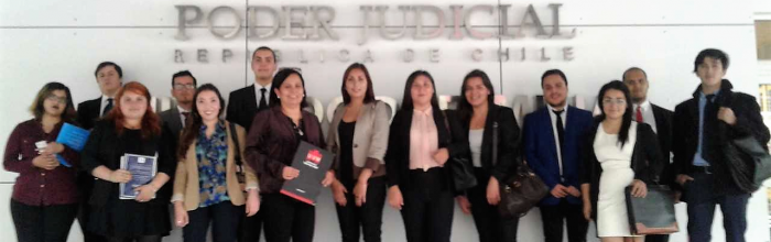 Estudiantes UVM visitan Segundo Juzgado de Letras Civil de Viña del Mar