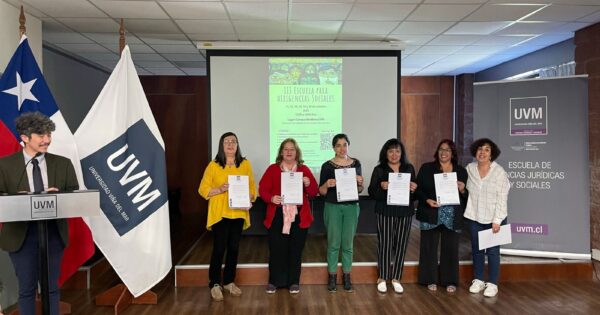 Trabajo Social UVM realizó Ceremonia de Certificación de III Escuela para Dirigencias Sociales