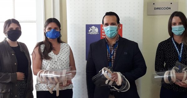 Terapia Ocupacional entregará 1000 escudos faciales al SSVQ