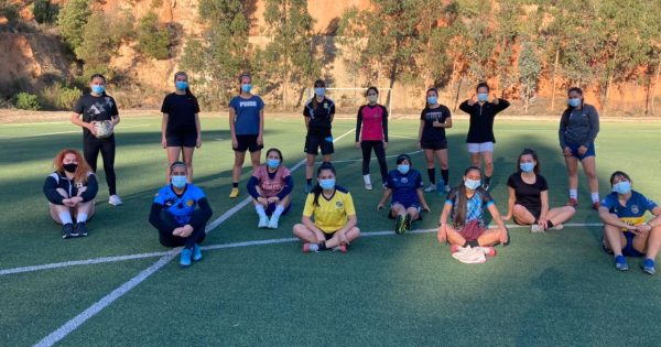 Selección de fútbol femenino UVM retorna a los entrenamientos presenciales