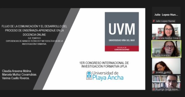 Académicas de Escuela de Comunicaciones exponen en 1er Congreso Internacional de Investigación Formativa UPLA