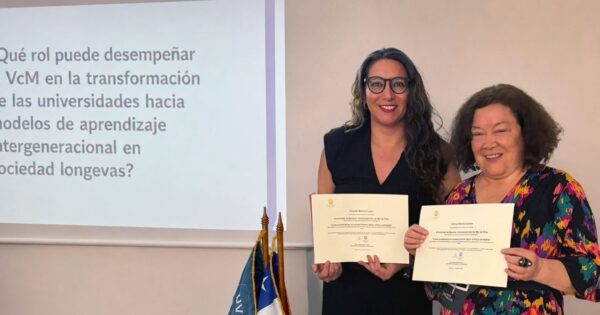 Subdirección de VcM UVM presenta en España su modelo de aprendizaje intergeneracional para sociedades longevas