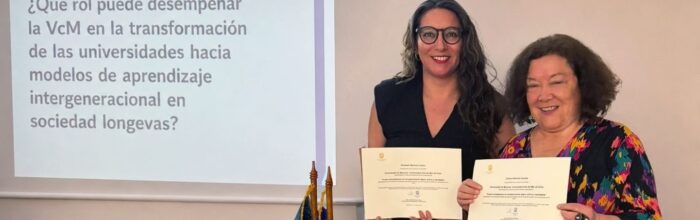 Subdirección de VcM UVM presenta en España su modelo de aprendizaje intergeneracional para sociedades longevas