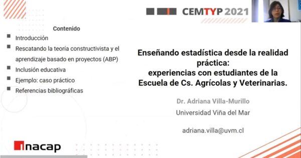 Académica UVM expone en el Tercer Congreso de Educación Matemática Técnica y Profesional (CEMTYP 2021)