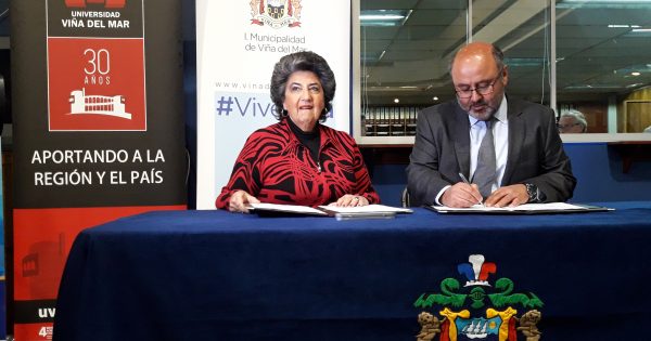 UVM y municipio de Viña del Mar firman convenio de colaboración