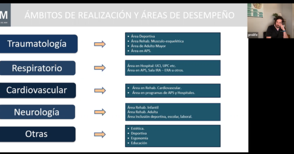 Empleadores analizan competencias de egresados de la carrera de Kinesiología