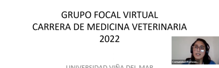 Carrera de Medicina Veterinaria realiza focus group con titulados