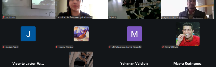 Actividad «Conversando con…» convocó a titulado de Ingeniería Civil en Minas UVM