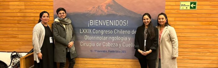 Académica de Fonoaudiología UVM participó en Congreso Chileno de Otorrinolaringología en Puerto Varas