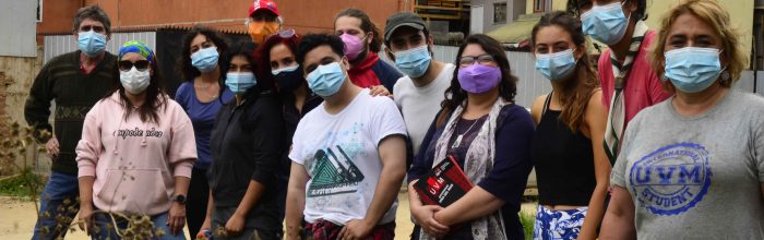 Carrera de Trabajo Social UVM participó en acción ecológica con vecinos de Forestal