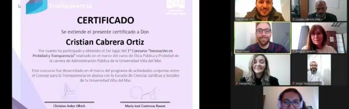 Administración Pública y CPLT premian a estudiantes que buscan mejorar las buenas prácticas profesionales