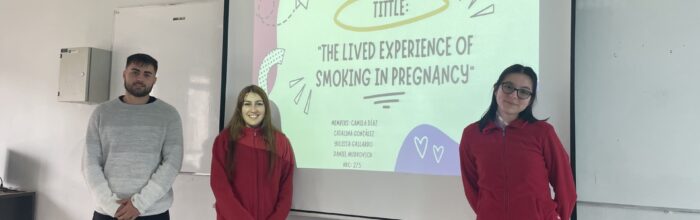 Estudiantes de Escuela de Ciencias de la Salud desarrollaron actividad denominada “No Smoking-English Workshop”