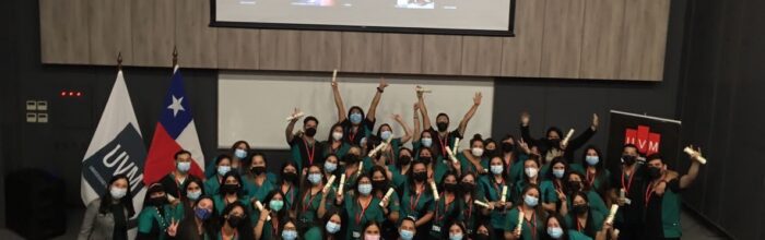 Carrera de Terapia Ocupacional realiza investidura a estudiantes que inician internado profesional