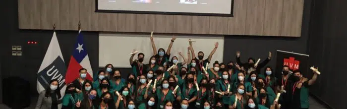 Carrera de Terapia Ocupacional realiza investidura a estudiantes que inician internado profesional